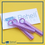 HIGH QUALITY AMERICAN ORTHODONTICS SUPER TEBAL POWER O Ori Behelldental - Karet Pehel Motif ORTHO US