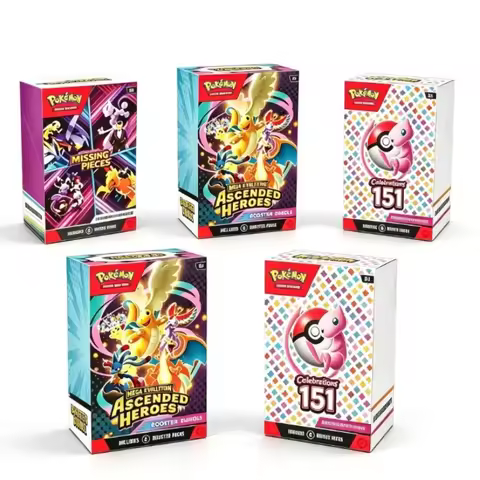 ##NEW# Pokémon English Mega Evolution Ascended Heroes Scarlet Violet 151 Booster Bundle ME03 Trainer