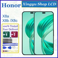 Original AMOLED For Honor X8a X8b X8c LCD Display Touch Screen Replacement