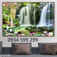 Feng shui painting - feng shui waterfall painting