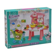 Kitchen Cooking Set With Trolley