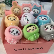 Chiikawa Cartoon Changeable Ornaments Series Pajama Face Change Pendant Keychain Color Box Hachiware