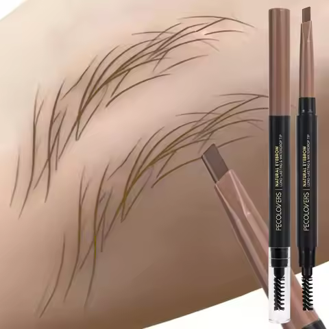 6-color Double-headed Eyebrow Pencil, Filler Eyebrow Pencil, Create A Perfect Eyebrow Shape, Eyebrow