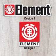 Element Logo, vinyl laminated sticker