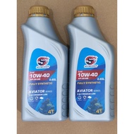 MYSCOOT 0.65Lx2Bottles (1.3L) 100% FULLY SYNTHETIC SAE 10W40, API SN MB AVIATOR SERIES 0.65LX2BTL (3