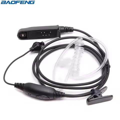 Acoustic Tube Headset Mic for Baofeng UV 9R Pro UV-82WP UV-9R PLUS BF-9700 UV-XR Waterproof Walkie T