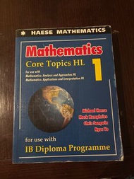 (NEGOTIABLE) Haese Mathematics Core Topics HL 1 & Applications and Interpretation HL 2