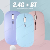 Wireless Bluetooth mouse For Samsung Galaxy Tab S8+ S7 Plus S7 FE S6 Lite S5E S4 S3 S2 10.5 A8 A7 A6 A5 A2 A 10.4 10.1 Tablet Computer Bluetooth Mouse Silent PC Mouse Rechargeable