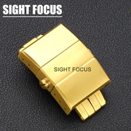 20mm Stainless Steel Deployment Clasp for Ulysse Nardin Marine 263 Rubber Watch Strap Folding Clasp 