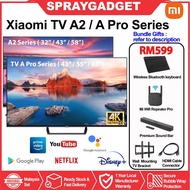 Xiaomi TV A Pro (43"/55"/65")  TV A (32"/43"/55") Xiaomi TV A2 (43"/58")  2 Year Xiaomi Malaysia Warranty