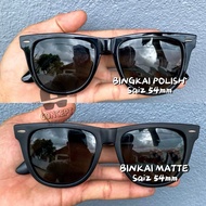 STOK spec mata kaca uv400 kaca mata glass lens black spec sunglasses full blk unisex