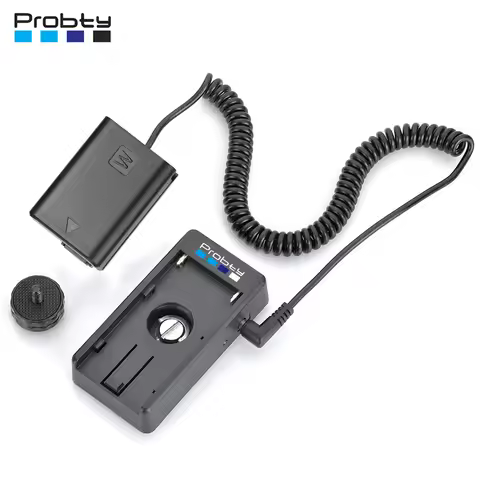 DR-FW50 NP-FW50 Dummy Battery With NP-F Adapter Plate Kit for Sony Alpha ZV-E10 A5100 A6500 A6400 A6