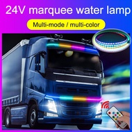 1pcs Truck Light 24V Strobe Running Streamer Led strip lights Dynamic Streamer For Van Truck Tailga