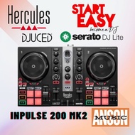 Hercules DJControl Inpulse 200 MK2, Portable USB DJ Controller w/ Beatmatch Guide & DJ software DJUC
