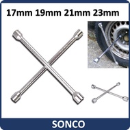 Heavy Duty Tyre Opener Cross Wrench Car Emergency Tyre Change SAE Lug Wrench 17mm 19mm 21mm 23mm spa