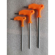 High-carbon Steel Allen Hex Key Wrench 4mm 5mm 6mm Spanner Inner Hexagon Wrench T Hand