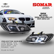 Sonar High Quality Headlamp BMW M3 E92 Projector Design Headlamp