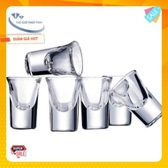 [HCM]Bộ 12 Ly Thủy Tinh Shot Cẩm Đạt 45ML