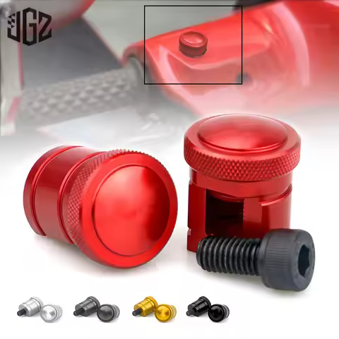 Motorcycle CNC Rear View Mirrors Hole Plug Screws Bolts Caps For Vespa GTS 250 300 SPRINT PRIMAVERA 