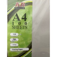 A4 Size tracing paper 112gsm /100sheets👍👍