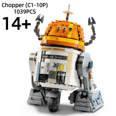 Disney 1039PCS FIT 75416 C1-10P Chopper Robot Building Blocks Model Assembly Bricks Ornament Toys Ch