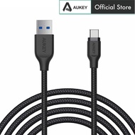 Aukey CB-AC2 Braided Nylon USB 3.1 USB A To USB C Type C Cable 2 meterukey CB-AC2 Braided Nylon USB 