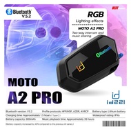 บลูทูธติดหมวกกันน็อค Bluetooth Moto A2 Pro Ver 5.2 - รุ่น ID221