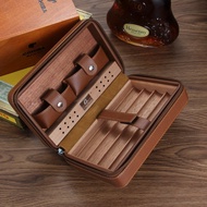 Humidor Cedar Wood Cigar Moisture Box Travel Cigar Case Portable Cigar Bag Storage Cigar Organizer