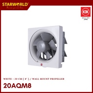 KDK 20AQM8 20cm/8 Inch Wall Mount Type Ventilation Fan Exhaust Fan
