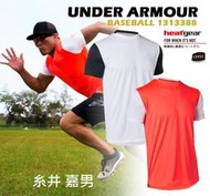 日本 UA 短袖棒球練習衣 排汗衫 糸井嘉男 星型本壘標 運動上衣 棒球短T UNDER ARMOUR 1313388