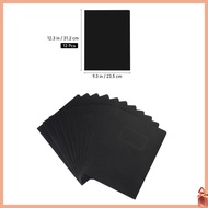 TOYMYTOY 12PCS A4 2Pockets Kraft Paper File Folder Holder Document Folder Office Project File Presen