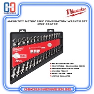MILWAUKEE MAX BITE 15pcs COMBINATION WRENCH SET (4932-4642-58)