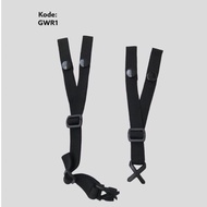 (G-GStore) PROJECT HELMET STRAP / SAFETY / HELMET CHIN STRAP 4 POINT (Strap Width: 1.5cm)