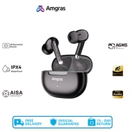 Amgras Spirit Pro Bluetooth Earbuds Wireless Earbud Noise Reduction Earphone Music Gaming Dual Mode 