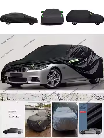 for BMW 5er F10/F11/G30/G31 2010-2024 All-weather Full Car Cover Outdoor Waterproof Windproof sun-ra
