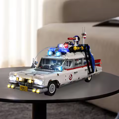 Kyglaring LED Light Kit suitable for Lego 10274 Ghostbusters ECTO-1 Decorative Lamp Not Lego Buildin