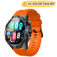 for AOLON Tetra R4 strap Silicone strap for AOLON Tetra R4 Smart watch strap watch band Sports wrist