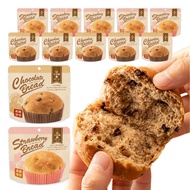 Emergency Food Storage: 5-Year Shelf Life Ready-to-Eat Bread Set (10 or 15 Packs) - Plain, Chocolate