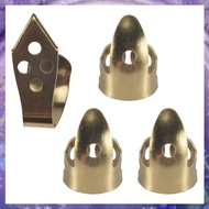 (Y W Z H)Guitar Finger Picks 3 Index Fingers + 1 Thumb Adjustable Metal Banjo Fingerstyle Pick Finge
