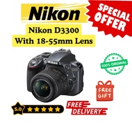 Nikon D3300 With  18-55mm kit Lens Like new Condition (Used)