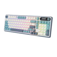 [Op008] Rk Royal Kludge S98 Mechanische Tastatur ตัวติดตั้งด้านบน Tft Bildschirm 98 Tasten Rgb Bt5.0