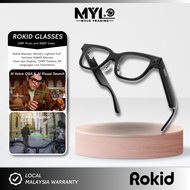 Rokid Glasses - Dual-eye Display｜12MP Camera｜89 Languages Live Translation | Hi-Fi Open-ear Audio | 