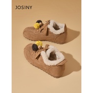 Zhuosnimerald Snow Boots Women Winter Fleece Warm Thickened Fur Women's Shoes Birkenstock Cotton Sho
