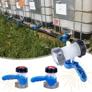 ESPOIR IBC Tank Tap Pipe Connector, 1000L Container 75mm Liters 62mm To Male Export Butterfly Valve 