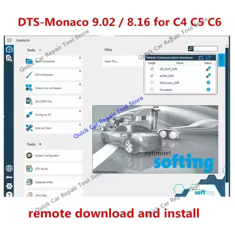 2026 Latest DTS Monaco V9.02 / DTS V8.16 for MB Star C4 Connector C5 multiplexer C6 VCI Free Online 