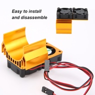 พัดลมมอเตอร์ระบายความร้อนซิงค์คู่ทั่วไป,อะลูมินัมอัลลอยและพลาสติก4.8-6โวลต์สำหรับมอเตอร์แปรง540/550ส