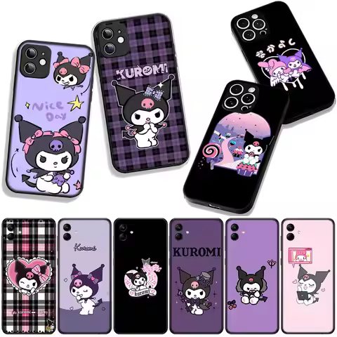 for Xiaomi Redmi 15 A5 9A 9T 10A 10C 9C NFC 15C Note 11 9 10 Pro Plus 8T Phone Cover Case Kuromi Cas