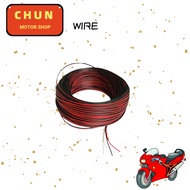 CHUN Krx -1Roll Red & white Double Cable Wire 2core soft wire led monitoring 1METER