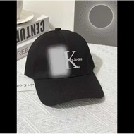 CK Letter Embroidered Baseball Cap Men Women All-Match Sunscreen Cap Correct Letter Steel Seal Hat