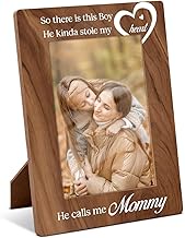 Mom & Son 4x6 Picture Frame, Mothers Day Baptism Gifts for Mom New Mama Newborn Sons,Shower Gift Son